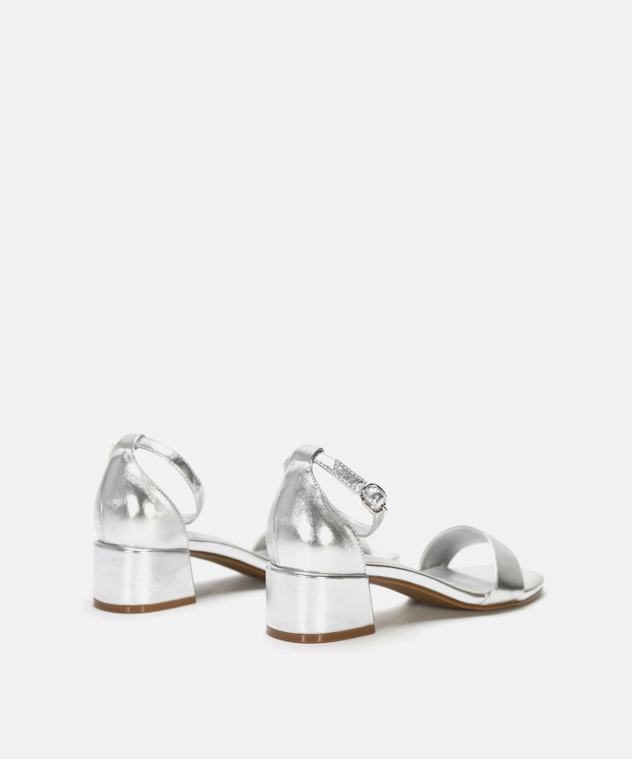 Sandalia tac&oacute;n tira ancha image number null